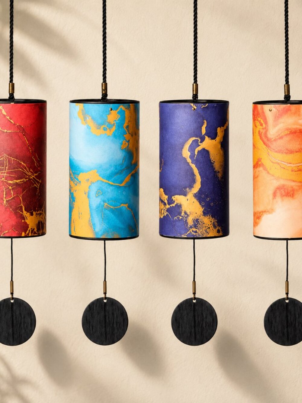 Marble Color Wind Chime C Am Dm G Chord Zen Meditation Outdoor Home Decor